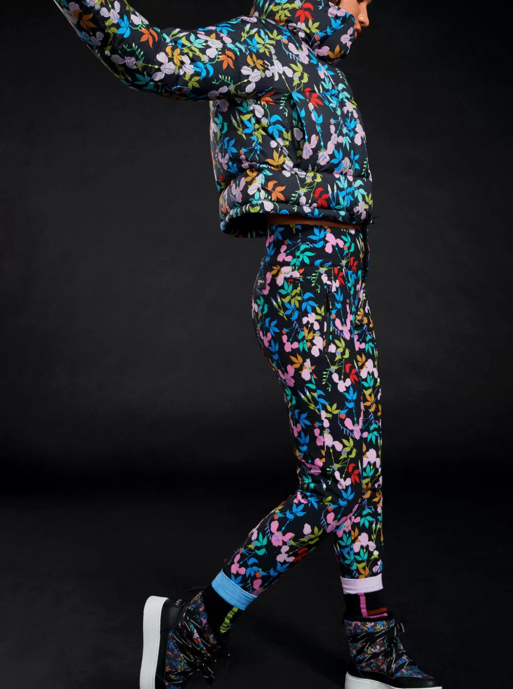 Snow Pants | WOMEN ROXY ROWLEY X Fuseau Technical Snow Pants True Black Multifloral