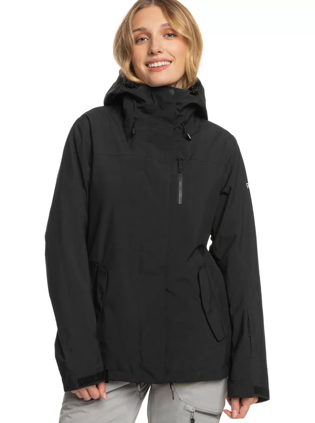 Snow Jackets | WOMEN ROXY Jetty 3-in-1 Technical Snow Jacket True Black