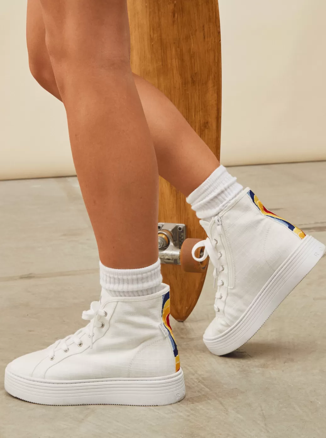 Sneakers | WOMEN ROXY Sheilahh 2.0 Mid-Top Shoes White