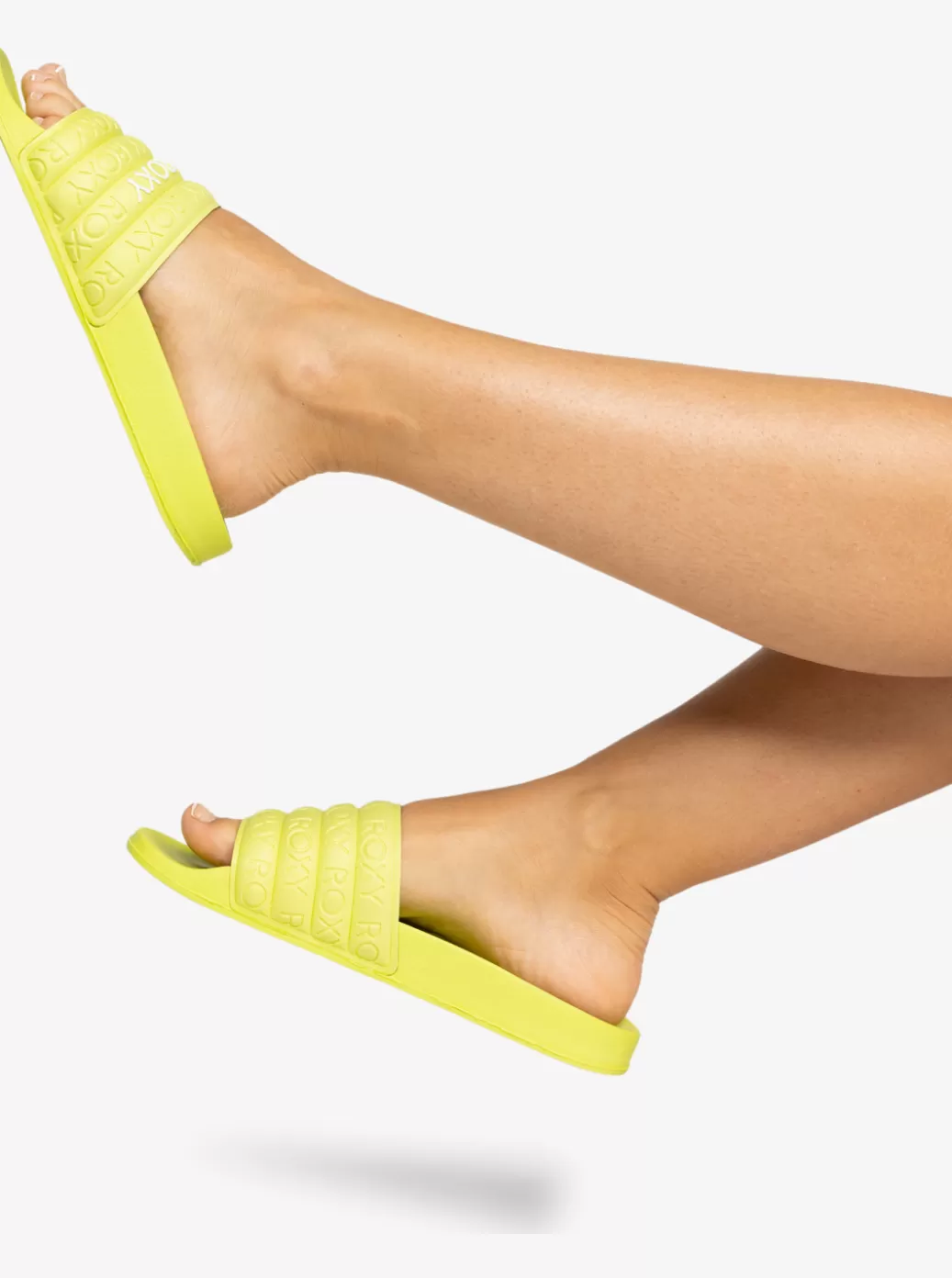 Sandals | WOMEN ROXY Slippy Water-Friendly Sandals Lime