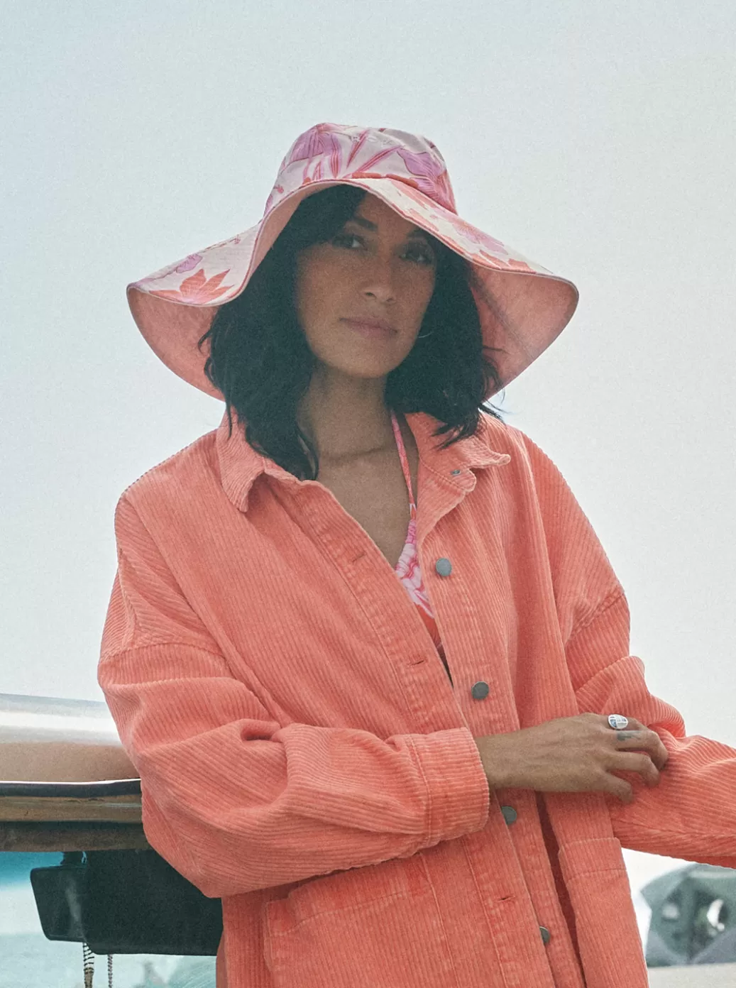 Hats | WOMEN ROXY Star Is Born Bucket Hat Pale Dogwood Lhibiscus