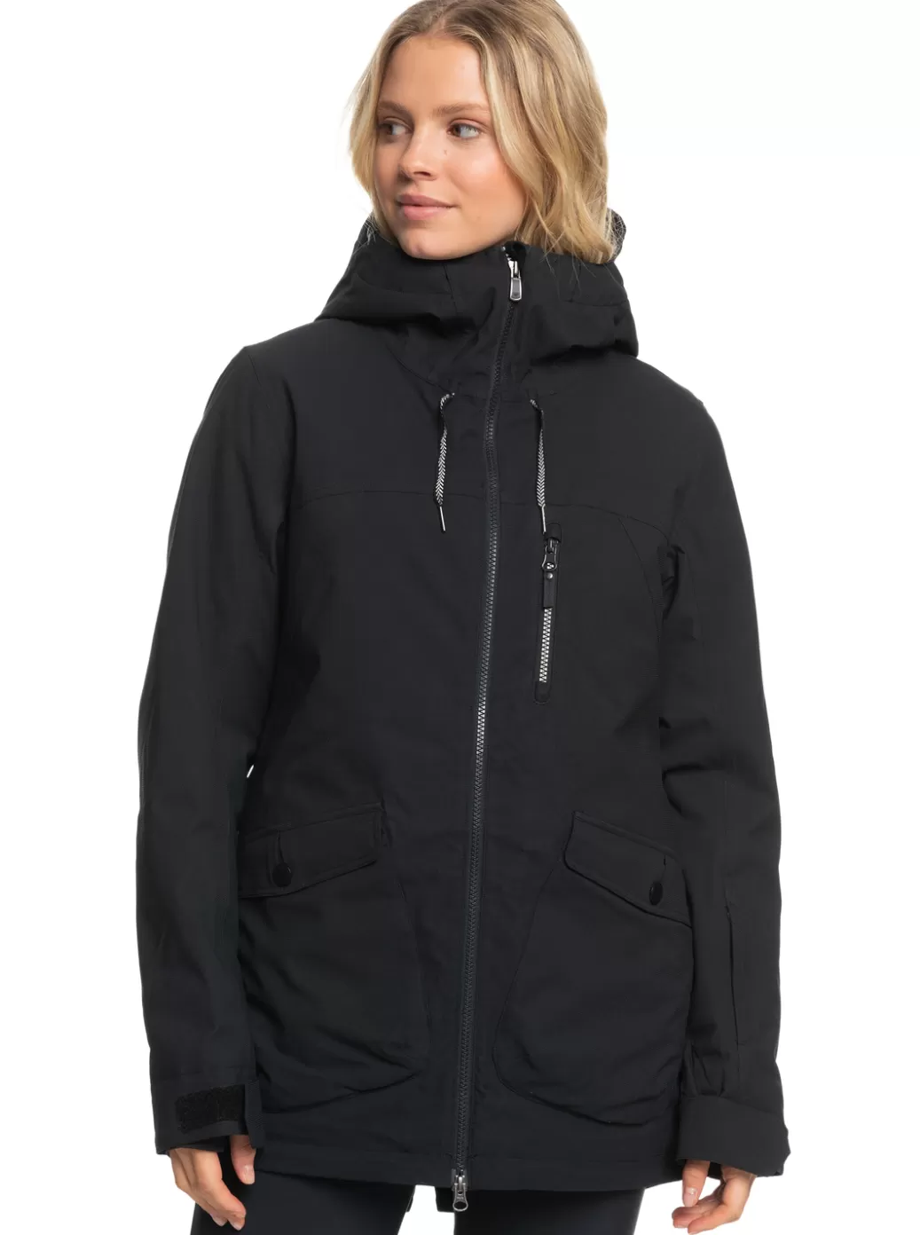 Hydrosmart | Snow Jackets | WOMEN ROXY Stated Technical Snow Jacket True Black