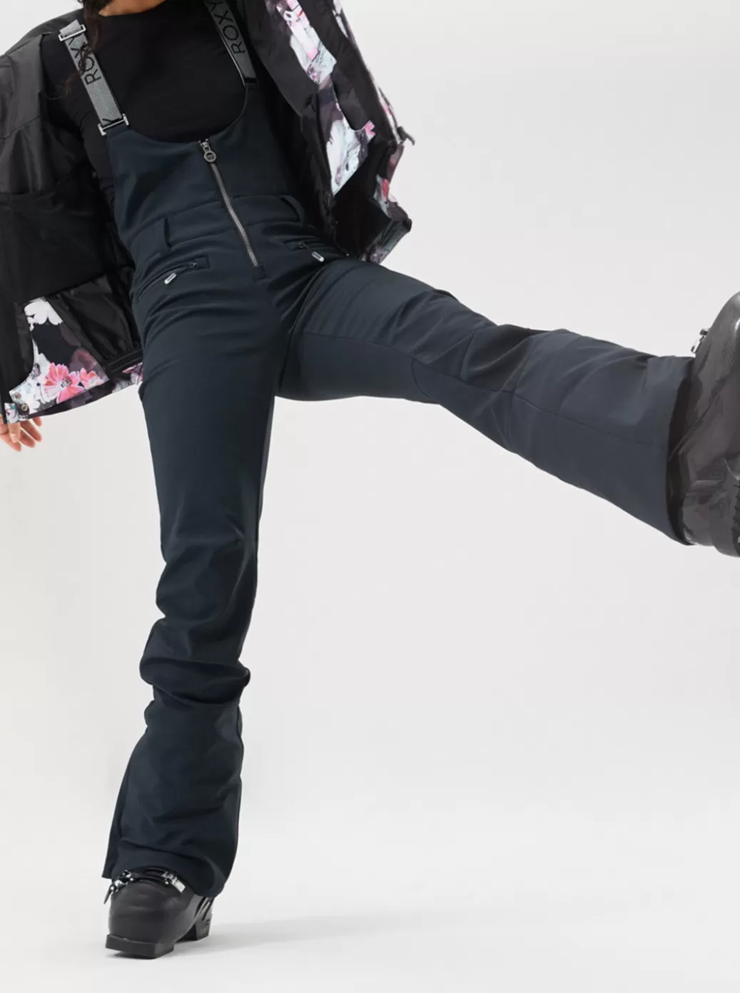 Snow Pants | WOMEN ROXY Summit Technical Snow Bib Pants True Black