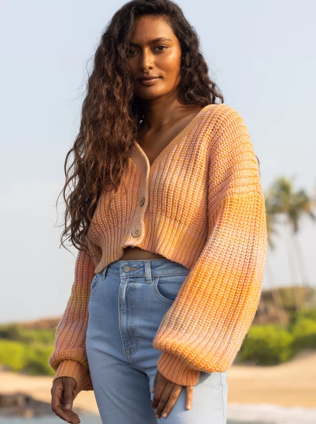 Sweaters | WOMEN ROXY Sundaze Sweater Sachet Pink Sunbean