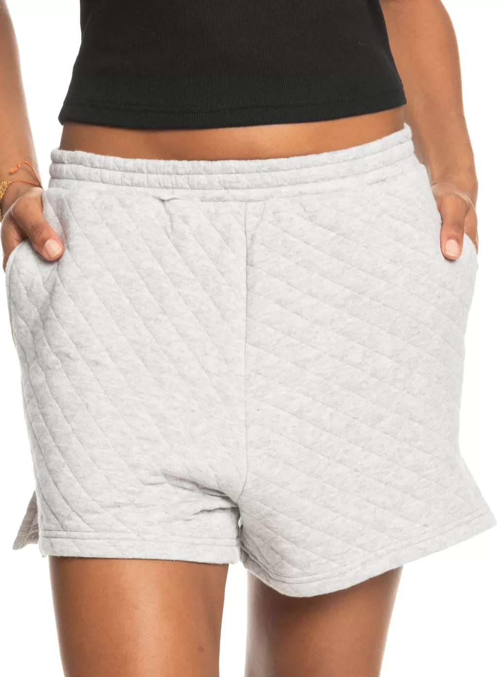 Shorts | WOMEN ROXY Surf Break Elasticated Lounge Shorts Heritage Heather