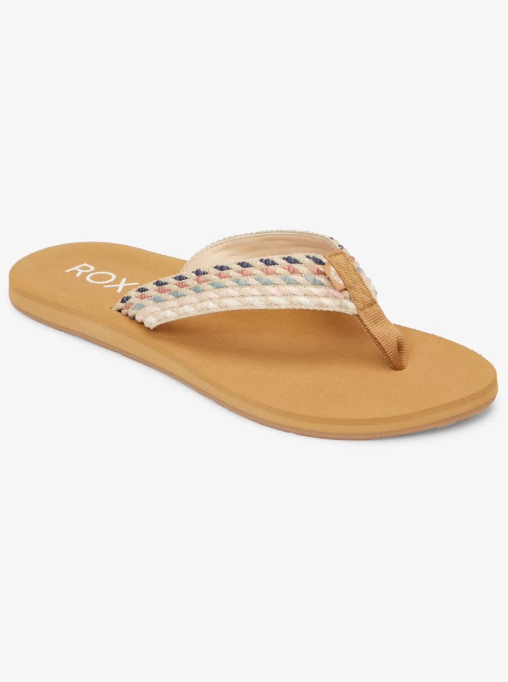 Flip Flops | WOMEN ROXY Tidepool Rope Sandals Fall Leaf Multi