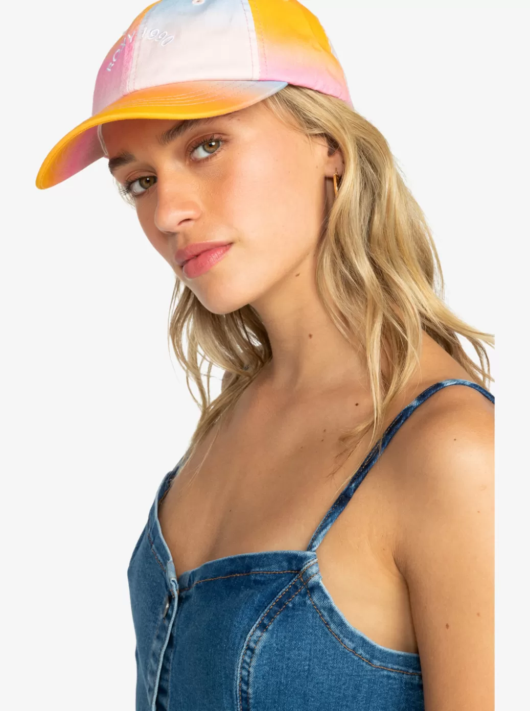 Hats | WOMEN ROXY Toadstool Printed Baseball Cap Sachet Pink Sunbean