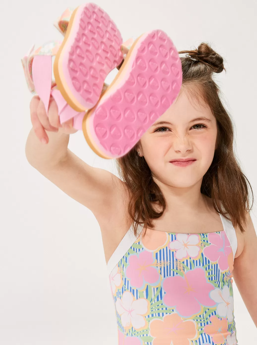 Shoes & Sandals | KIDS ROXY Toddler's Cage Sandals White/crazy Pink/orange