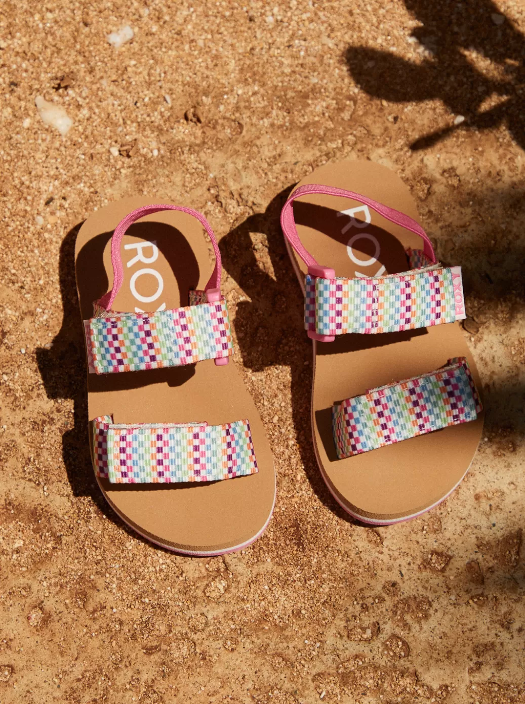 Shoes & Sandals | KIDS ROXY Toddler's Cage Sandals White/print