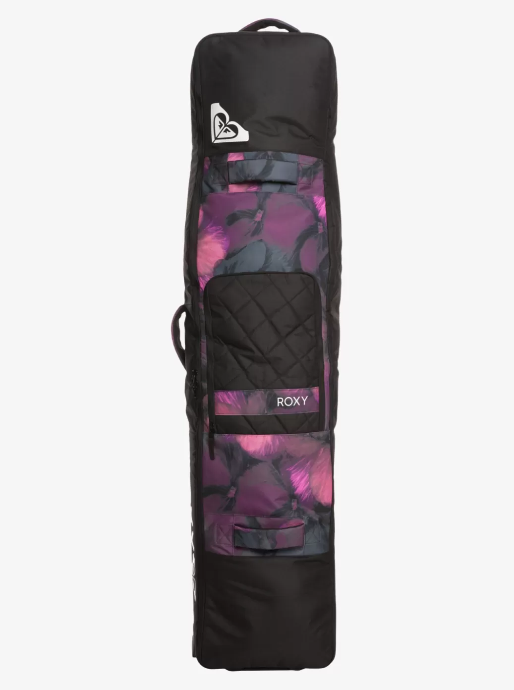 Snow Accessories | WOMEN ROXY Vermont Wheelie 127L Snowboard Travel Bag True Black Pansy Pansy