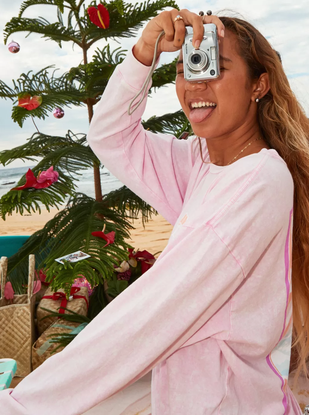 Tees & Tanks | Tops | WOMEN ROXY Wavy Daze Olst T-Shirt Pirouette