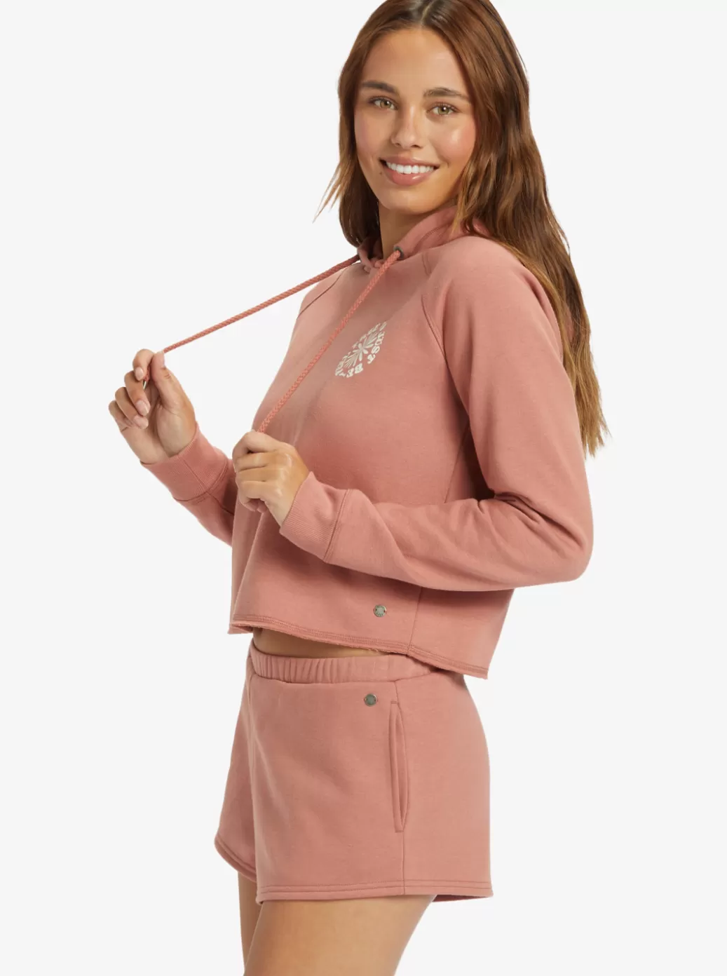 Loungewear | Fleece & Hoodies | WOMEN ROXY We Arrived F Pullover Sweatshirt Cedar Wood