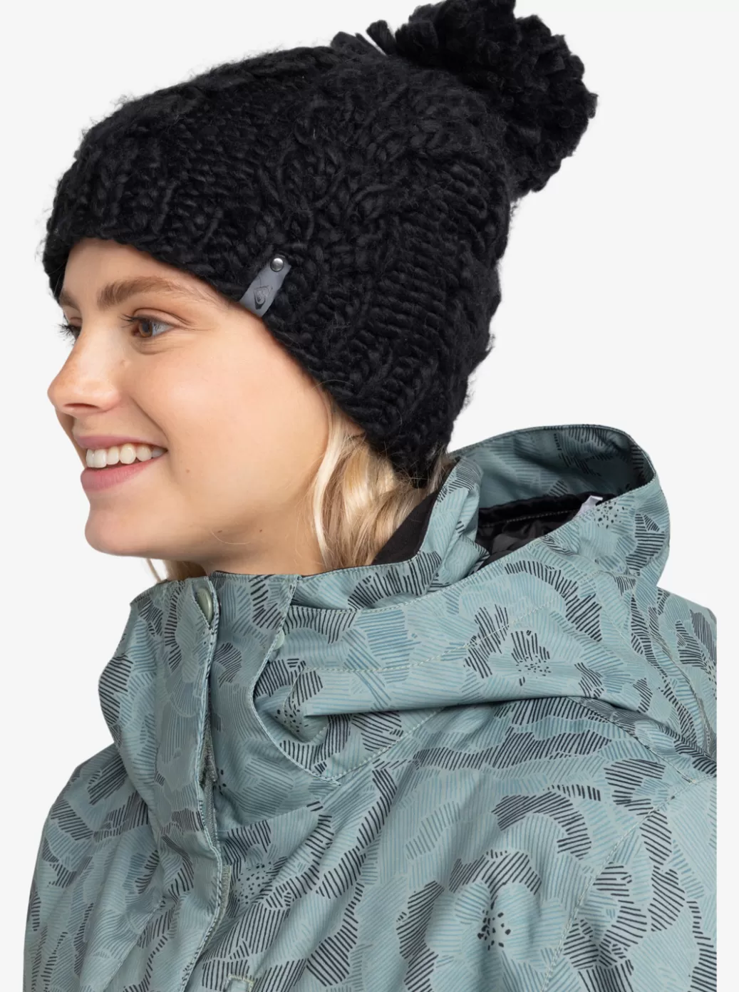 Snow Accessories | WOMEN ROXY Winter Beanie True Black