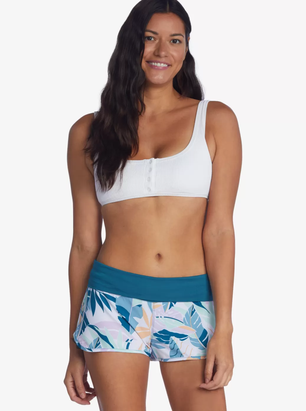 Boardshorts | WOMEN ROXY Endless Summer 2" Boardshorts Bright White Noumea Floral