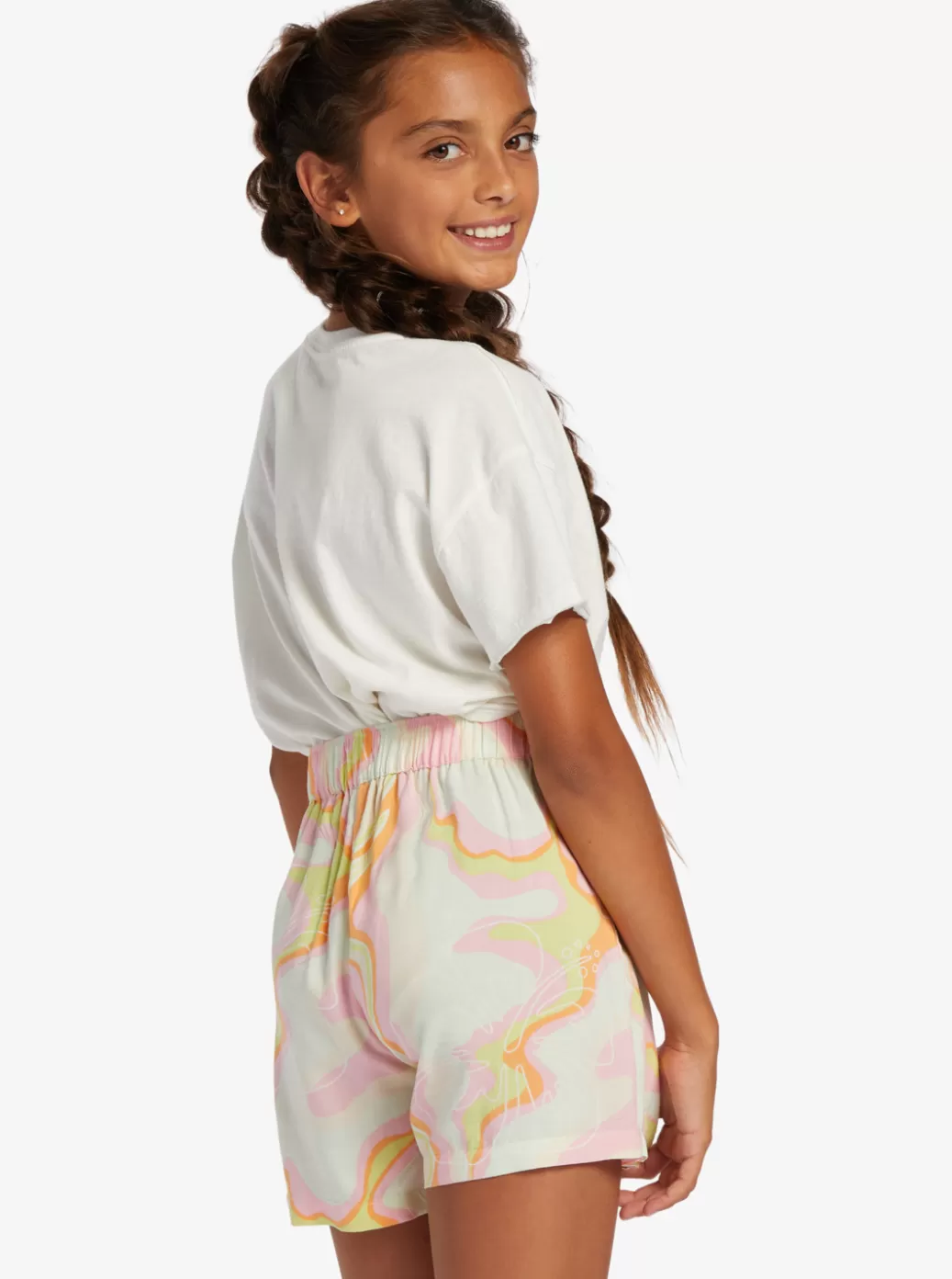Skirts & Shorts | KIDS ROXY Girl's 4-16 Into The Unknown Wrap Skort For Girls Ambroisia Hibiscus Hype