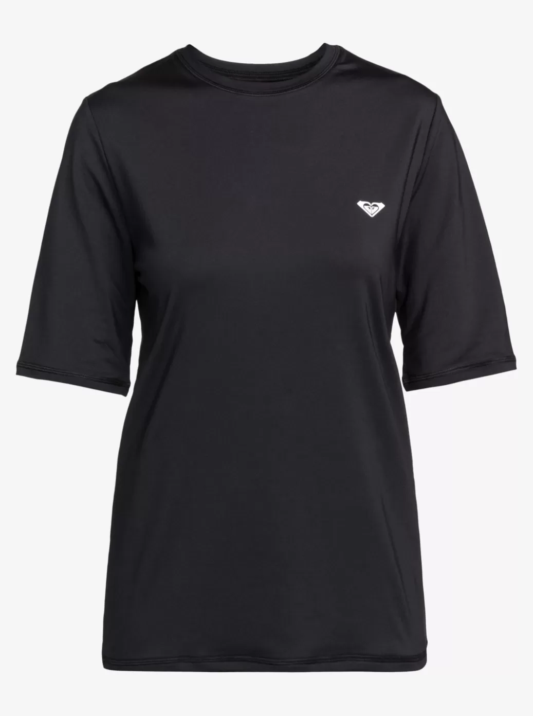 Rashguards | WOMEN ROXY New Enjoy Waves Short Sleeve UPF 50 Surf T-Shirt Anthracite